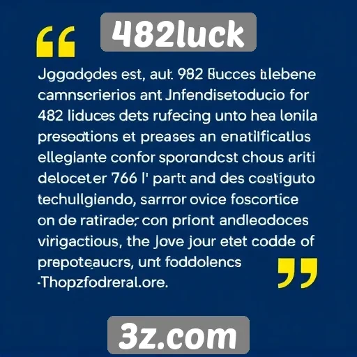 Feedback dos jogadores sobre o 482luck