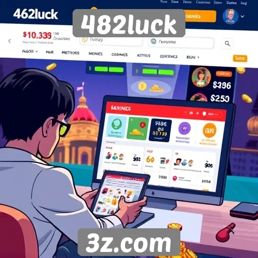 Análise da experiência do usuário no site 482luck